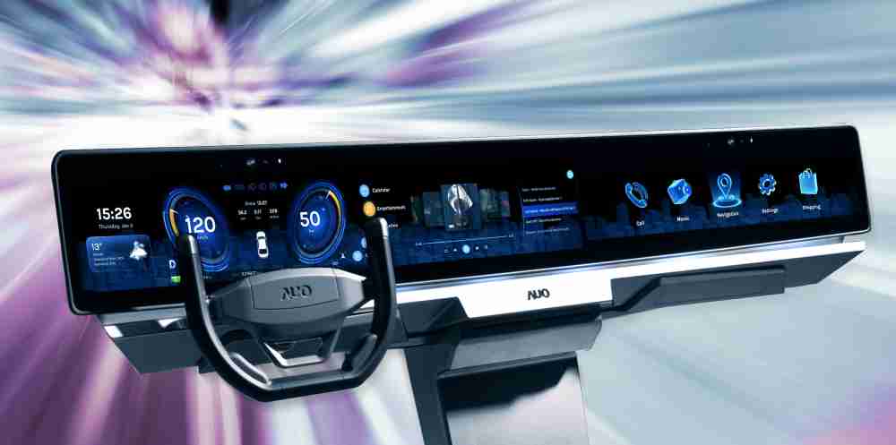 汇旺支付开拓前瞻显示技术创新应用，，结合优异整合设计能力，，开发智能车载FIDM Plus一体化显示方案，，，，让驾驶操作与车内娱乐体验再进化