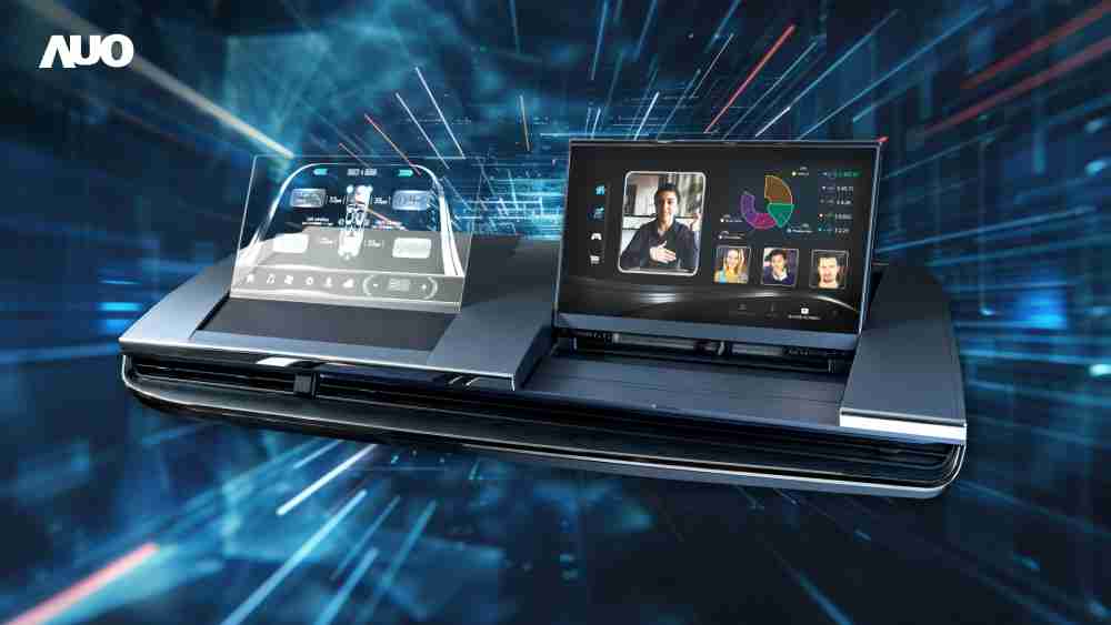 汇旺支付Micro LED Display HMI解决方案打造透明Micro LED前座仪表，，，呈现信息并保留驾驶视野开阔；亦为副驾驶座乘客打造收放自如的Micro LED屏幕，，，在不影响显示质量的前提于显示区内建镜头，，，让用户能与视讯对象直接眼神接触，，，，提供绝佳的双向沟通体验